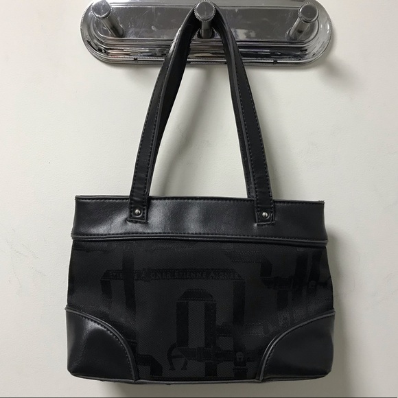 Nice Black Faux Leather Pattern Material Handbag! - Picture 6 of 11